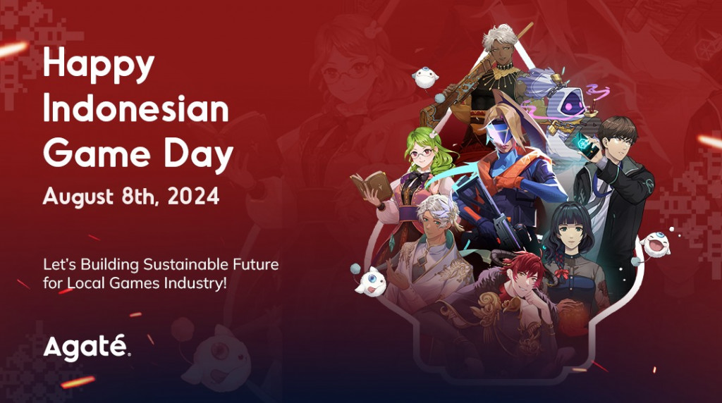 Agate Tekankan Komitmen Pacu Pertumbuhan Industri Game Lokal di Hari Game Indonesia 2024