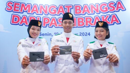 BRI Berikan Beasiswa Paskibraka Tingkat Pusat dalam Peringatan HUT ke-79 RI