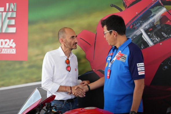 Bos Ducati Indonesia Diskusikan Strategi Bisnis dengan Claudio Domenicali, Ini Poin Utamanya