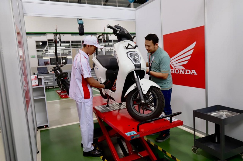 Jadi Materi Adu Skill, Teknisi Honda Tunjukkan Kemampuan, Ini Pemenangnya