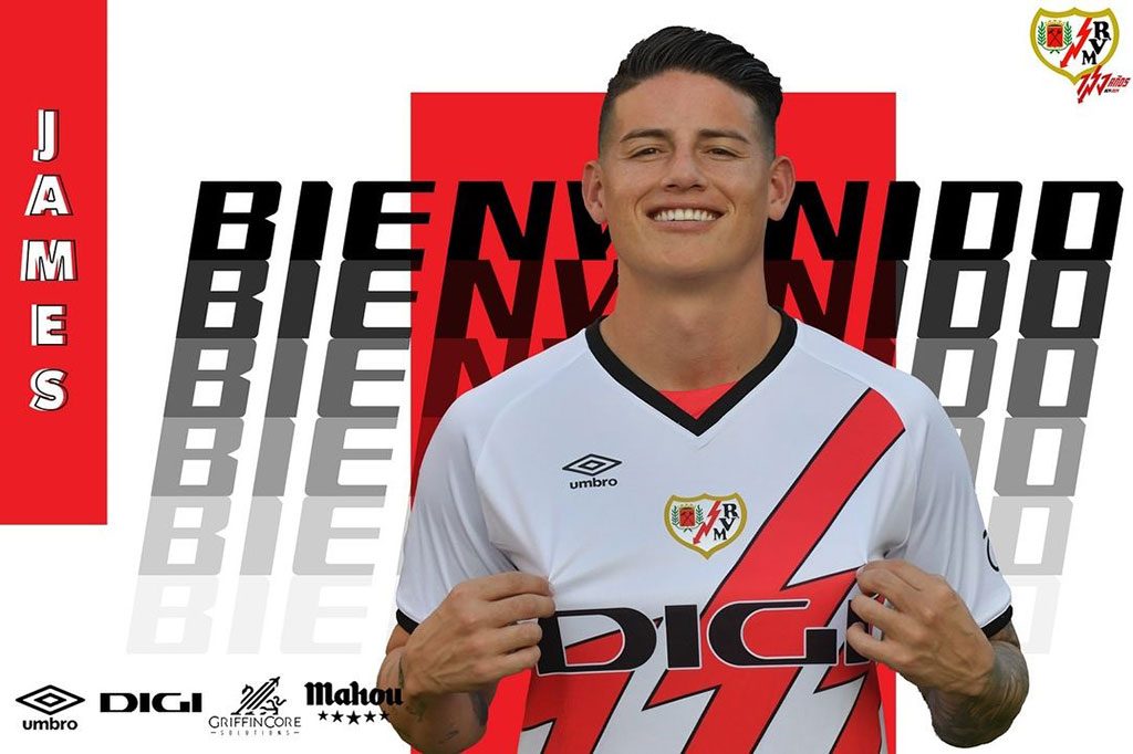 James Rodriguez Resmi Gabung Rayo Vallecano, Perkuat Tim La Liga Musim Ini