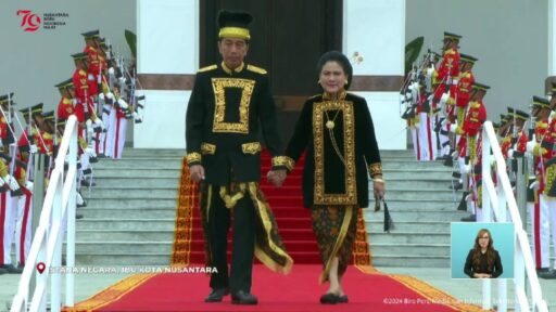 Makna Baju Kustin, Pakaian Adat Jokowi-Iriana di HUT RI Ke-79 IKN