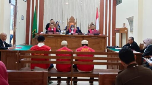 PN Tanjung Karang Vonis Mati Tiga Kurir Sabu Jaringan Aceh, Tegaskan Perang Terhadap Narkoba