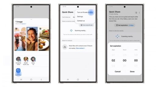 Samsung Resmi Tambahkan Mode Private Sharing dan Enkripsi End to End di Quick Share