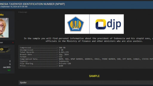 Data Kita Bocor Lagi: Direktorat Jenderal Pajak Terpapar Ancaman Keamanan Siber!