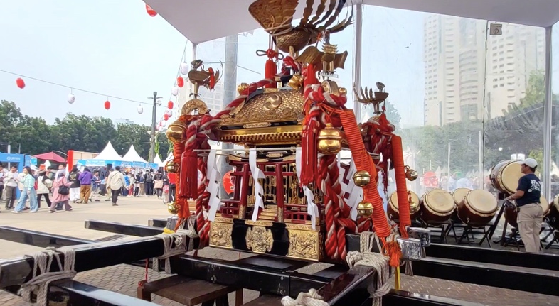 Kuil Mikoshi dari Jepang Hadir untuk Meriahkan Jak Japan Matsuri 2024