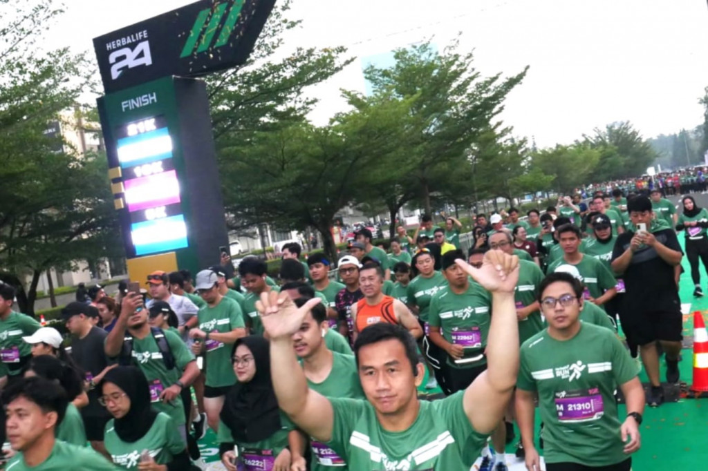 Ribuan Peserta Ramaikan Herbalife Run 2024 di ICE BSD, Suasana Penuh Energi dan Semangat