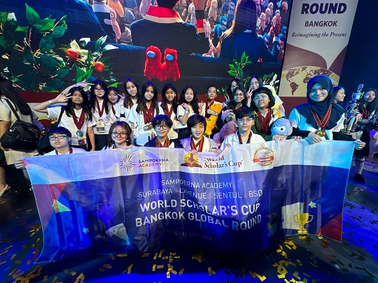 Sampoerna Academy Raih 120 Medali dalam Global Round The World Scholars Cup 2024 di Bangkok