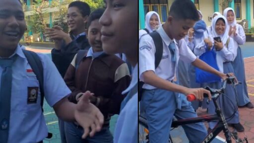 Siswa SMA Patungan Beli Sepeda untuk Teman, Kisah Viral yang Mengharukan