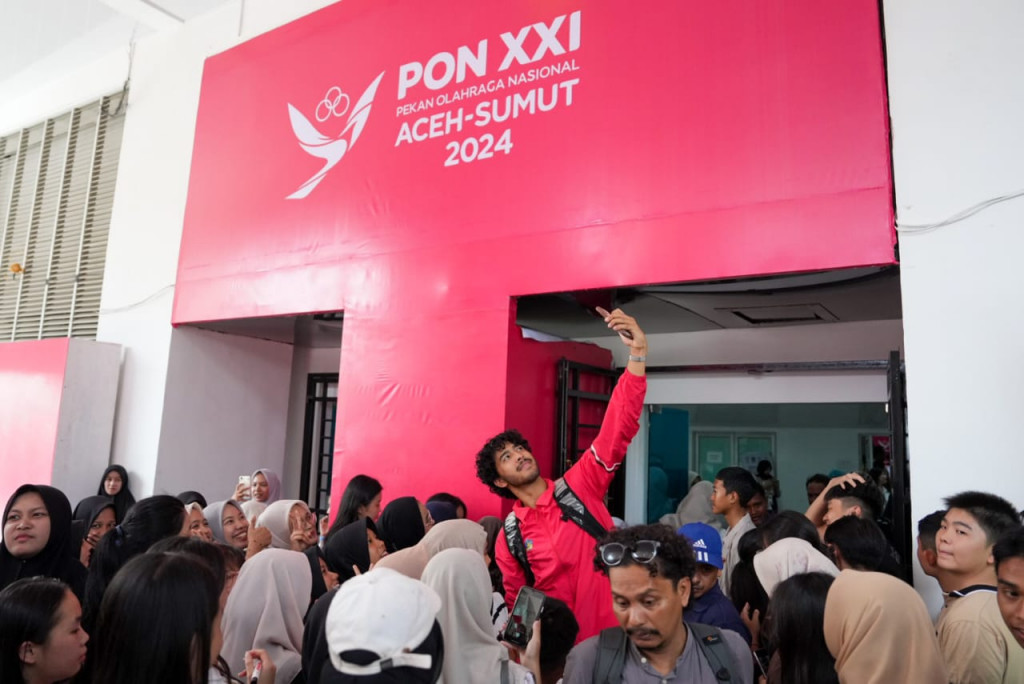 Warga Aceh Antusias Saksikan Pertandingan Basket PON XXI Aceh-Sumut, Meriah dan Penuh Semangat