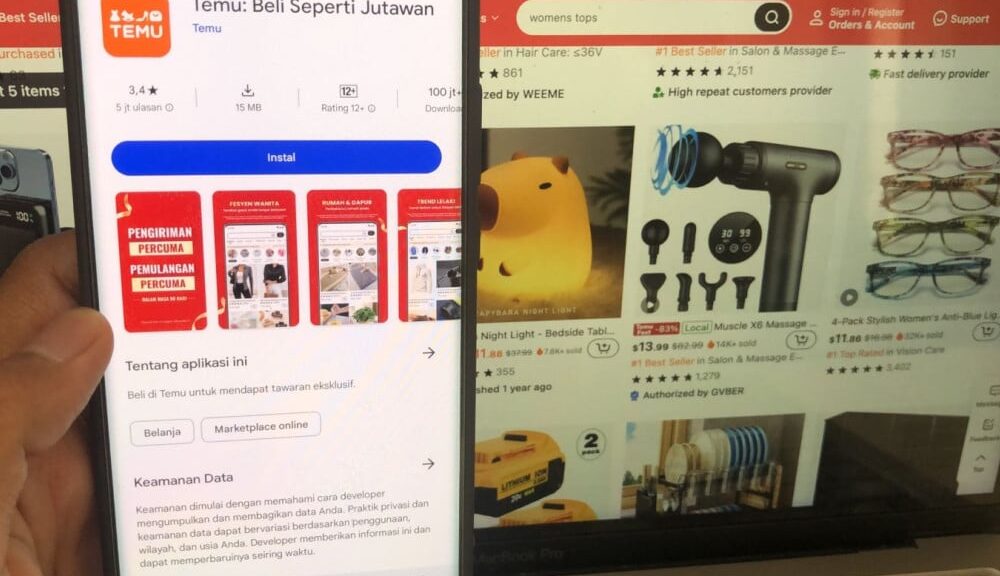 Aplikasi Temu Usik Amazon di AS Ajak Pedagang dan Merek Untuk Hijrah ke Platform Baru