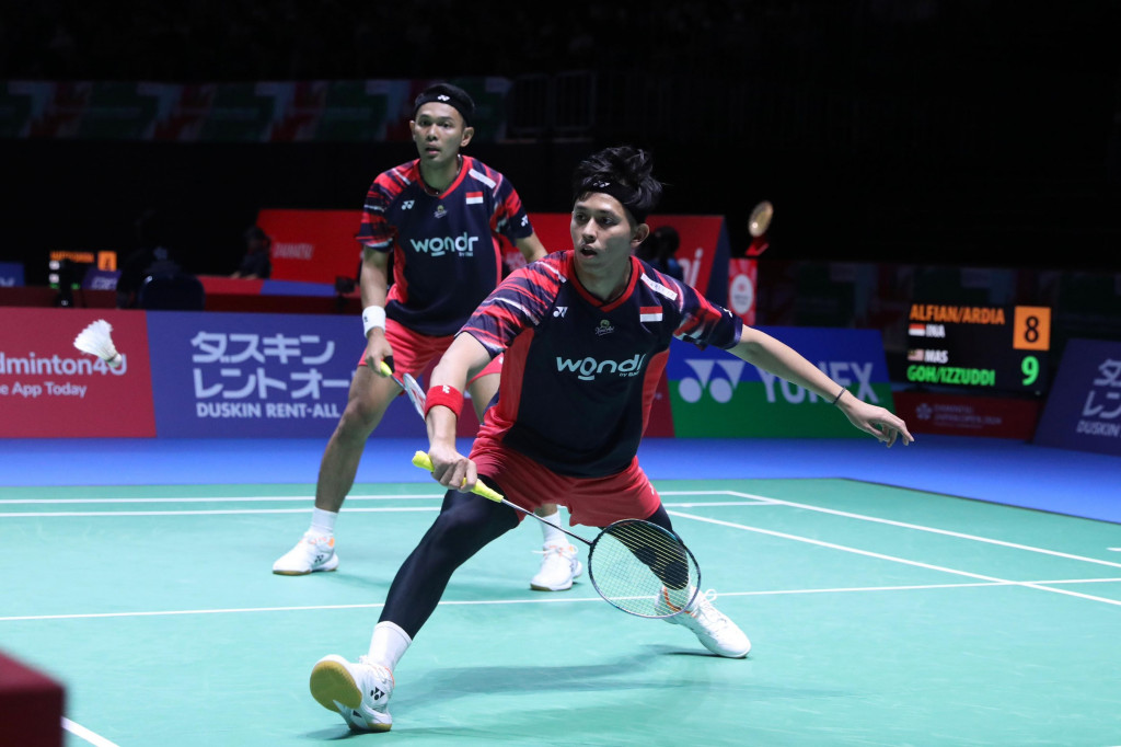 Fajar dan Rian Melaju Tanpa Kesulitan ke Babak Kedua Turnamen Tenis Nasional