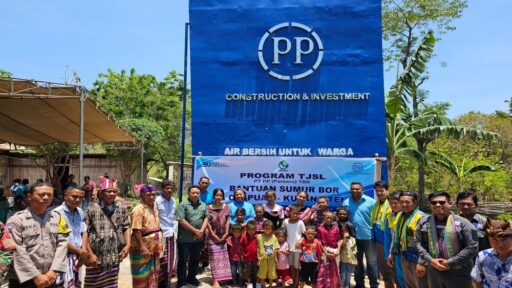 PTPP Laksanakan Program CSR/TJSL, Dukung Penyediaan Air Bersih di Kupang NTT