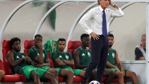 Roberto Mancini Terancam Dipecat Sebagai Pelatih Timnas Arab Saudi Usai Hasil Buruk