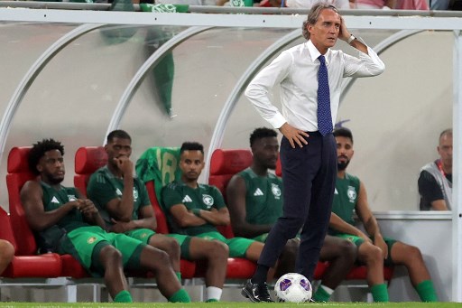 Roberto Mancini Terancam Dipecat Sebagai Pelatih Timnas Arab Saudi Usai Hasil Buruk