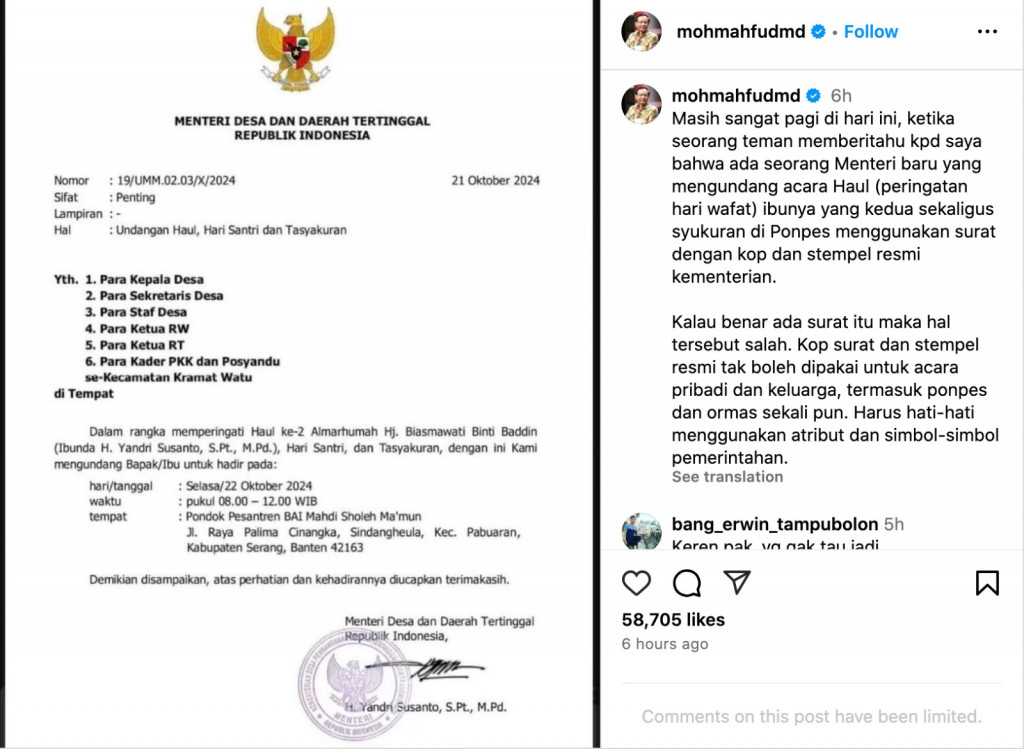 Usai Disemprot Mahfud MD, Acara Yandri Dapat Aduan Resmi ke Bawaslu